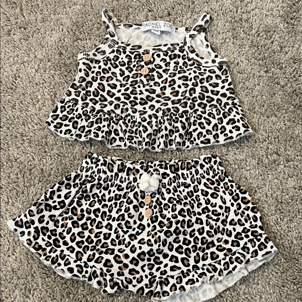 Rachel Zoe Animal Print Baby Set